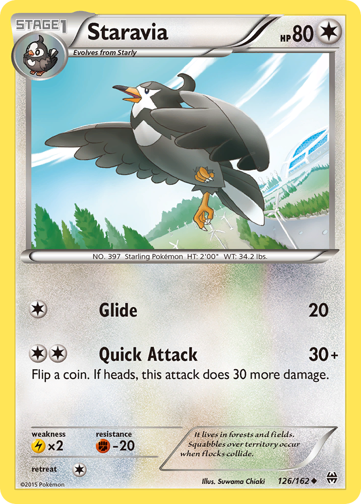 Staravia — illustrated card