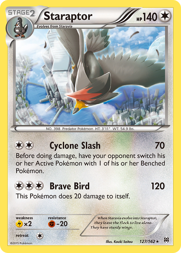 Staraptor — illustrated card