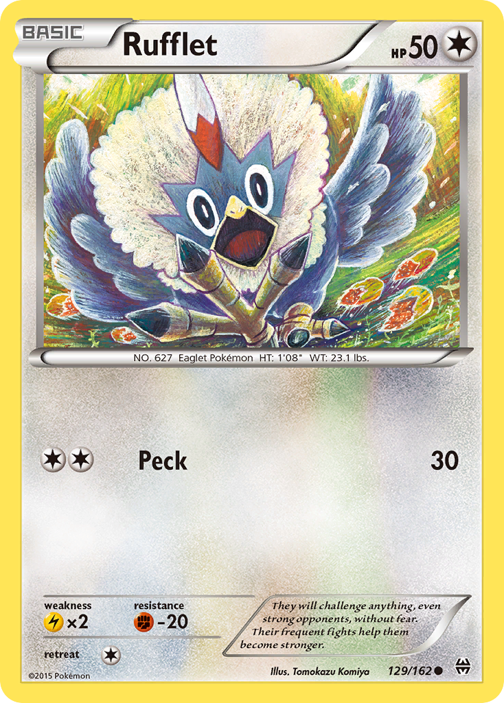 Rufflet — illustrated card