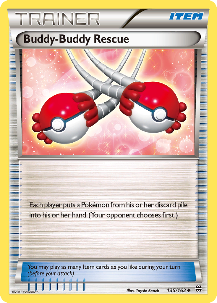 Buddy-Buddy Rescue — illustrated card