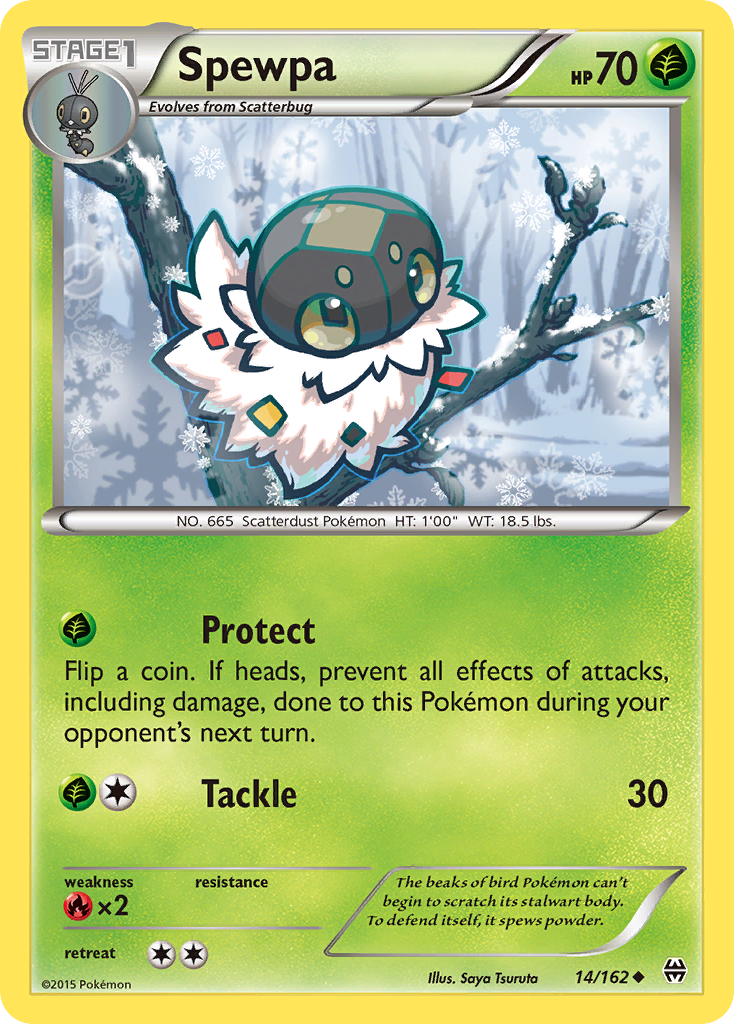 Spewpa — illustrated card