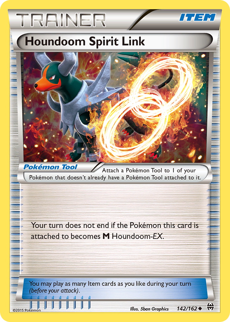 Houndoom Spirit Link — illustrated card