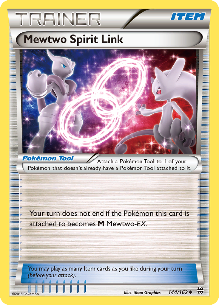 Mewtwo Spirit Link — illustrated card