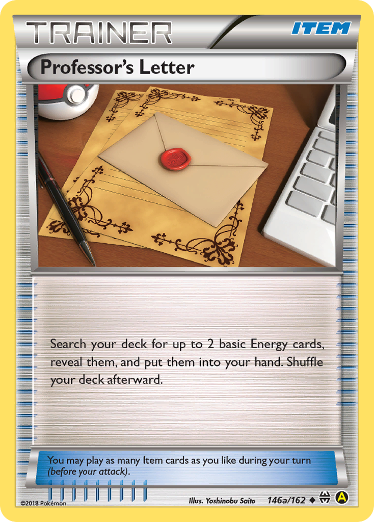 Professor's Letter — illustrated card