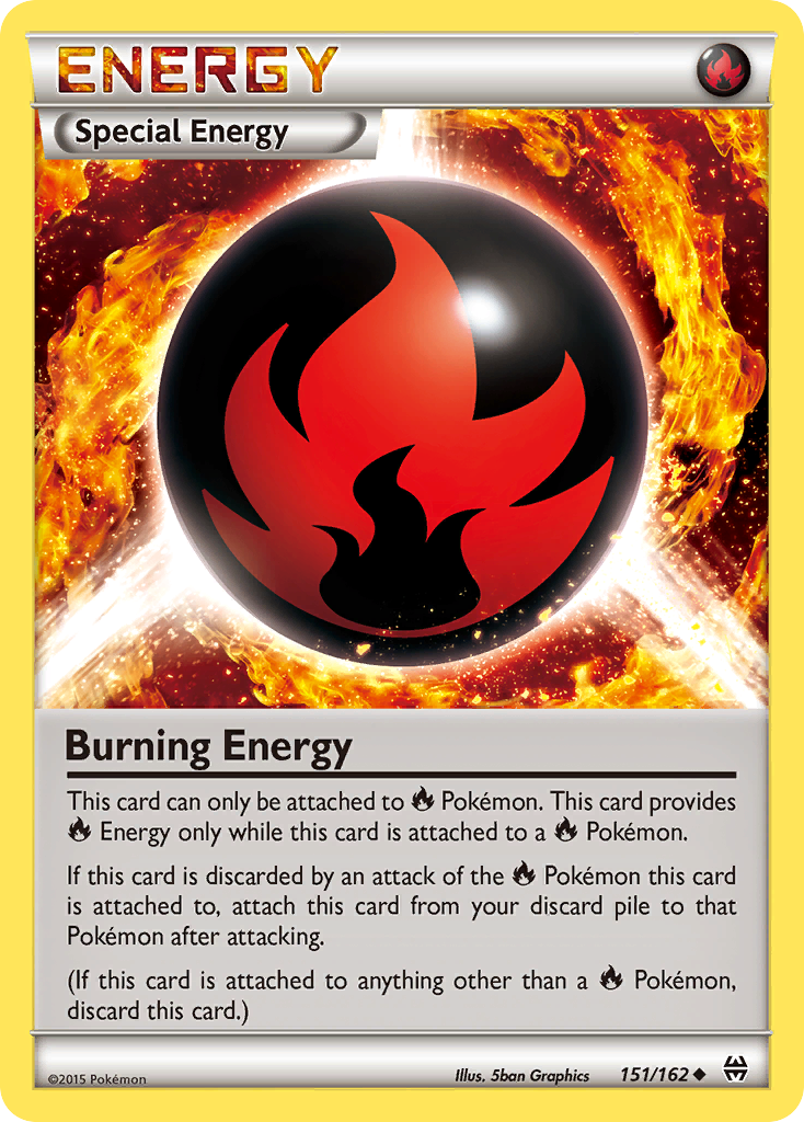 Burning Energy — illustrated card