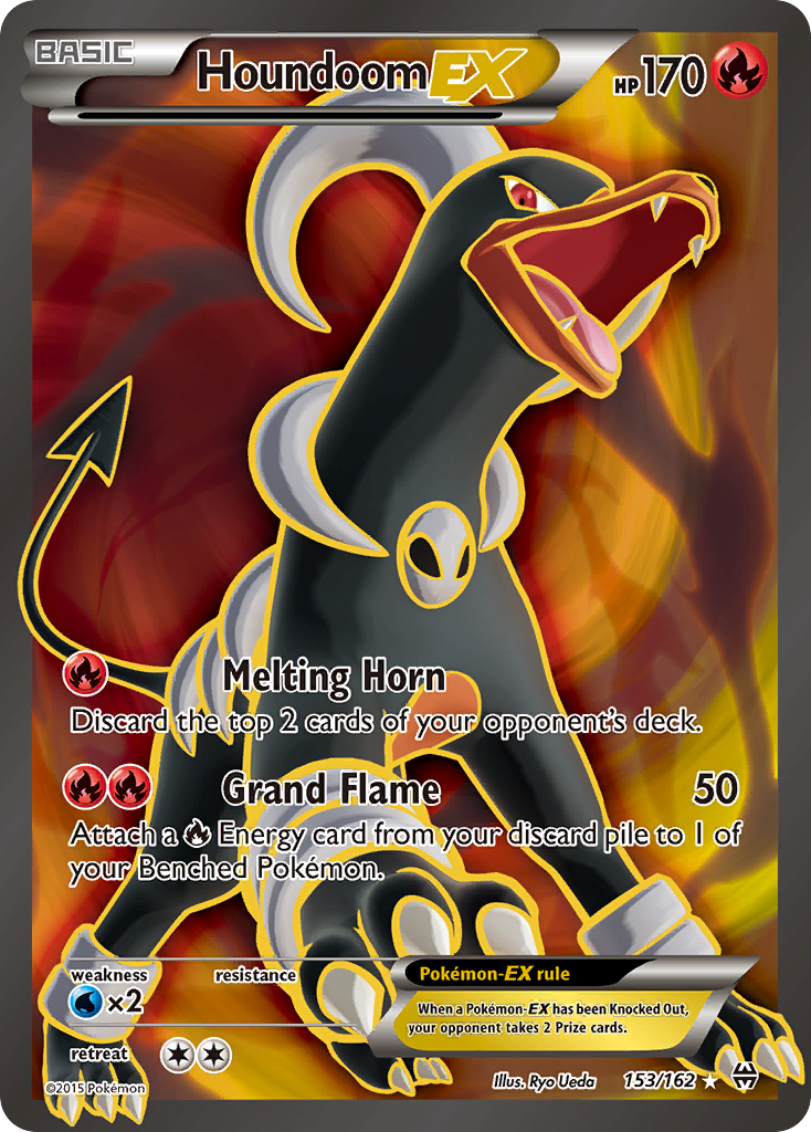 Houndoom-EX — illustrated card