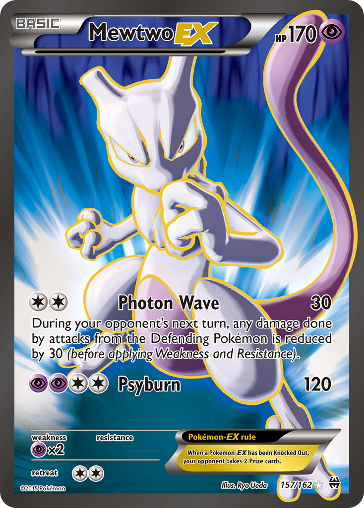 Mewtwo-EX — illustrated card