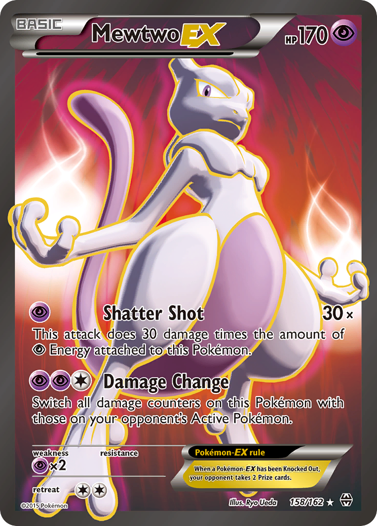 Mewtwo-EX — illustrated card