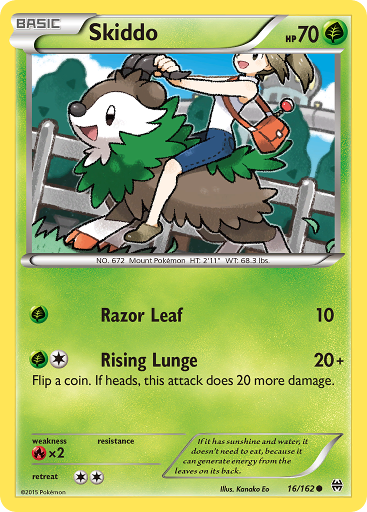 Skiddo — illustrated card