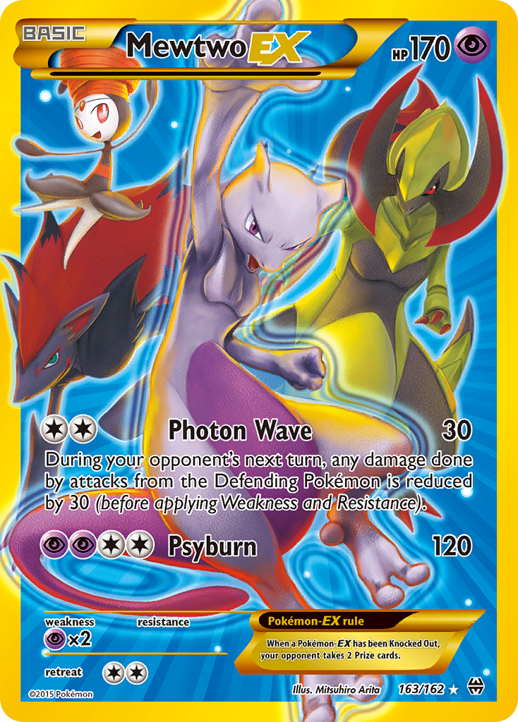 Mewtwo-EX — illustrated card