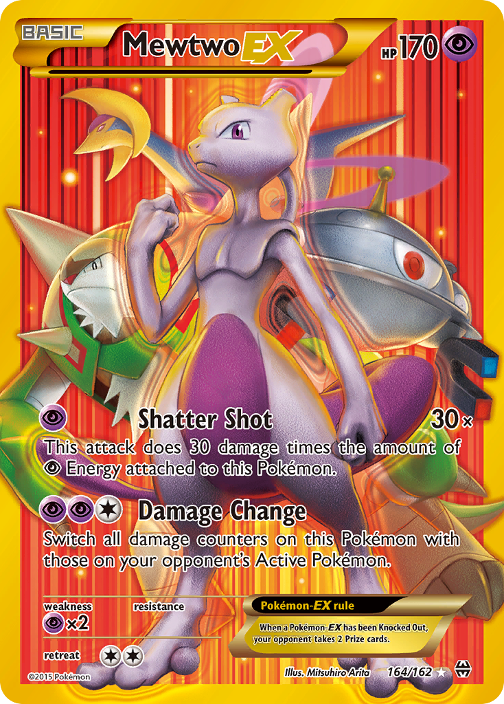 Mewtwo-EX — illustrated card
