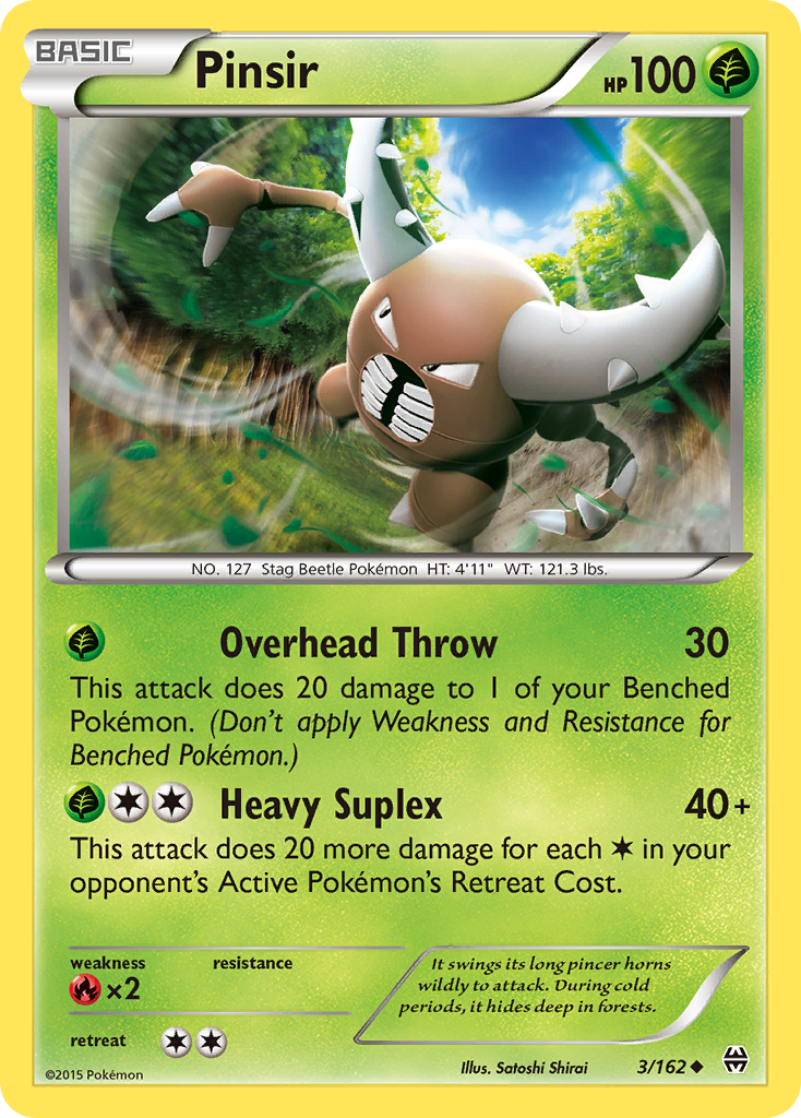 Pinsir — illustrated card