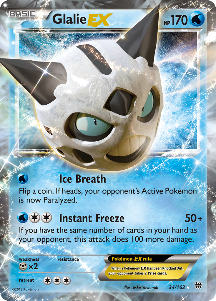 Glalie-EX — illustrated card