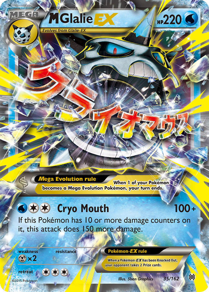 M Glalie-EX — illustrated card