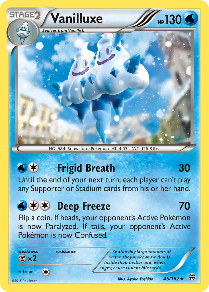 Vanilluxe — illustrated card