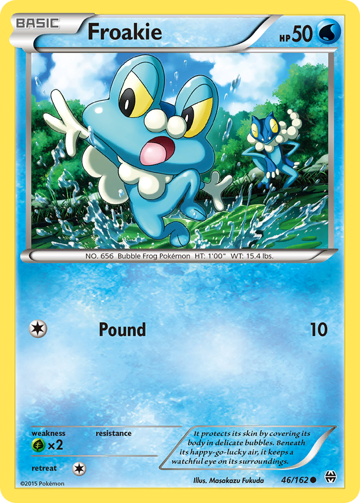 Froakie — illustrated card