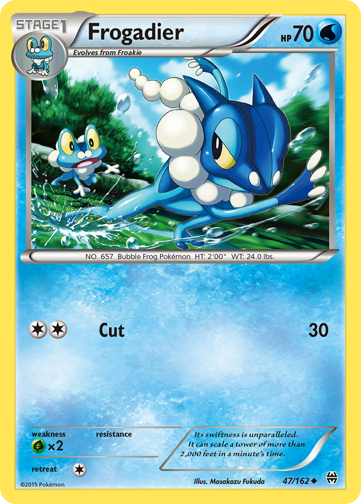 Frogadier — illustrated card