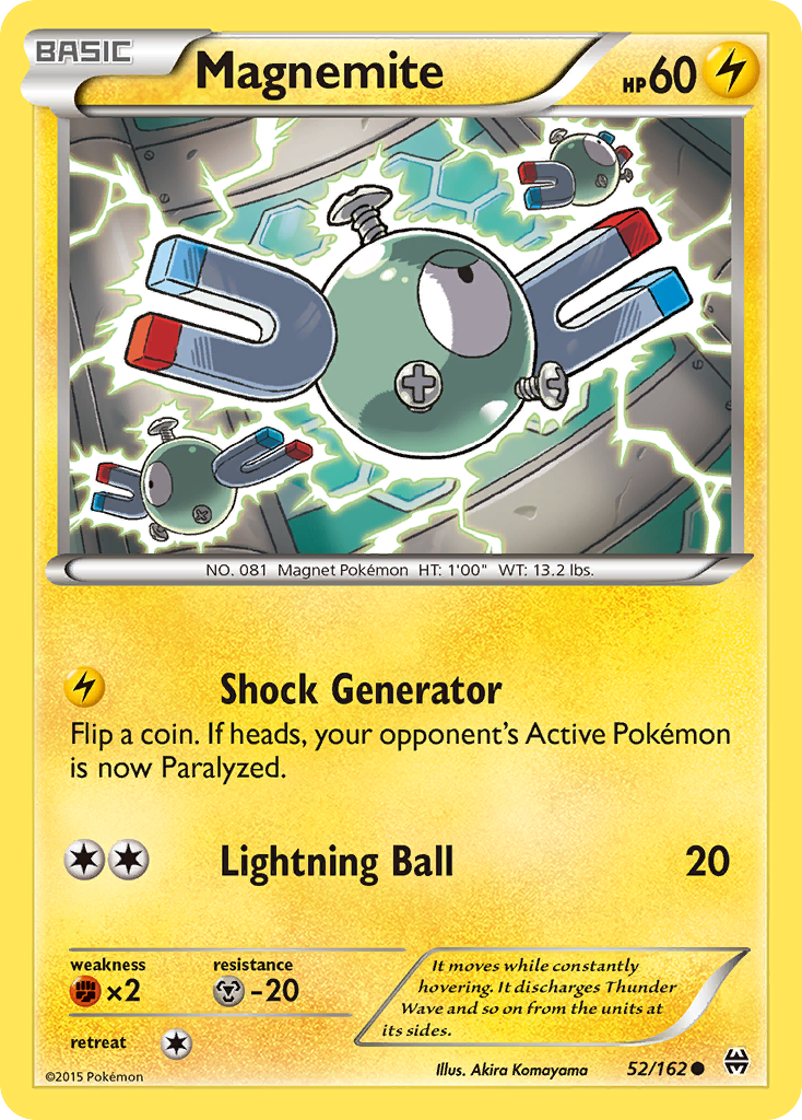 Magnemite — illustrated card