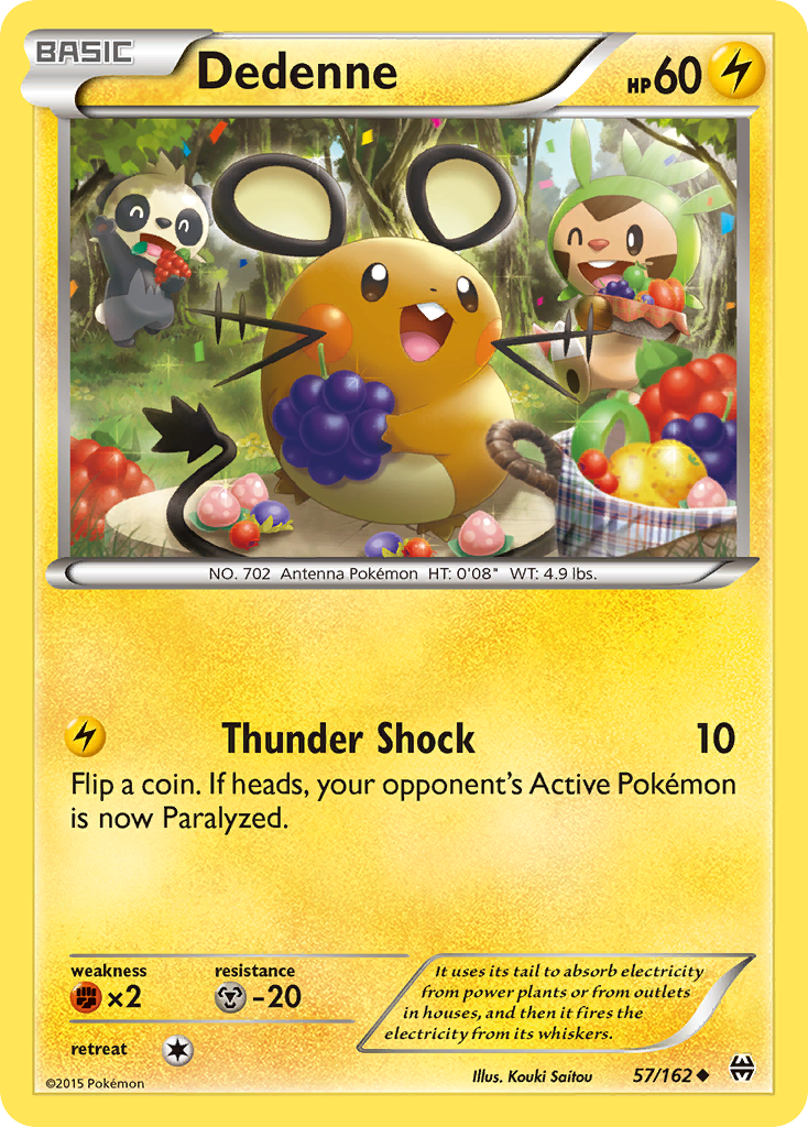Dedenne — illustrated card