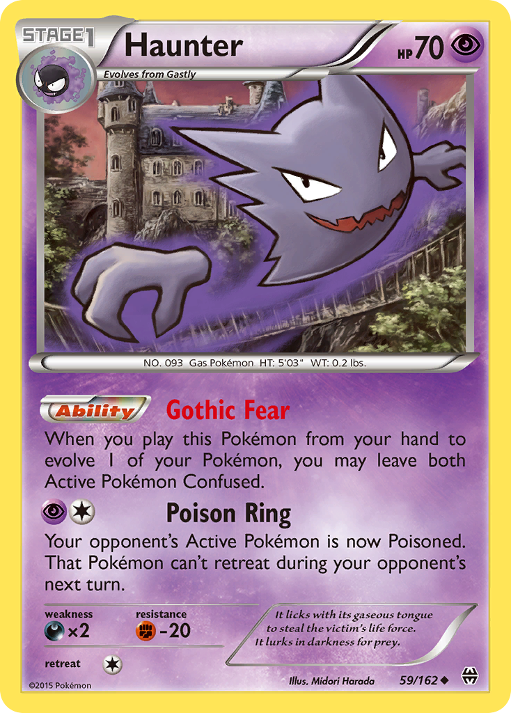 Haunter — illustrated card