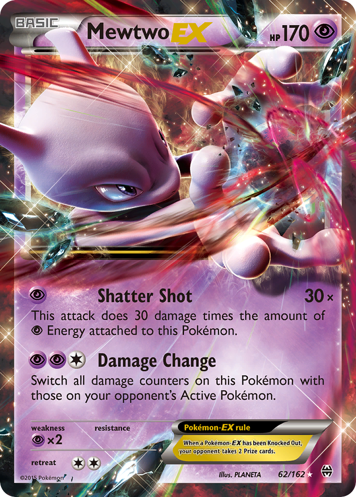 Mewtwo-EX — illustrated card