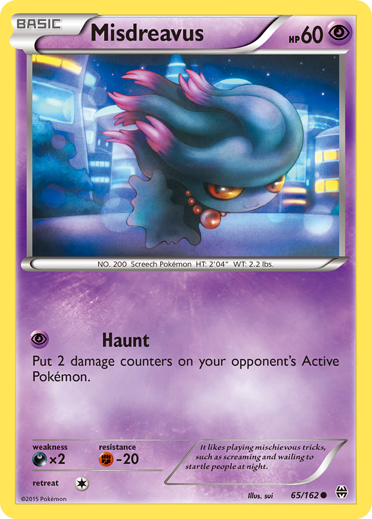 Misdreavus — illustrated card