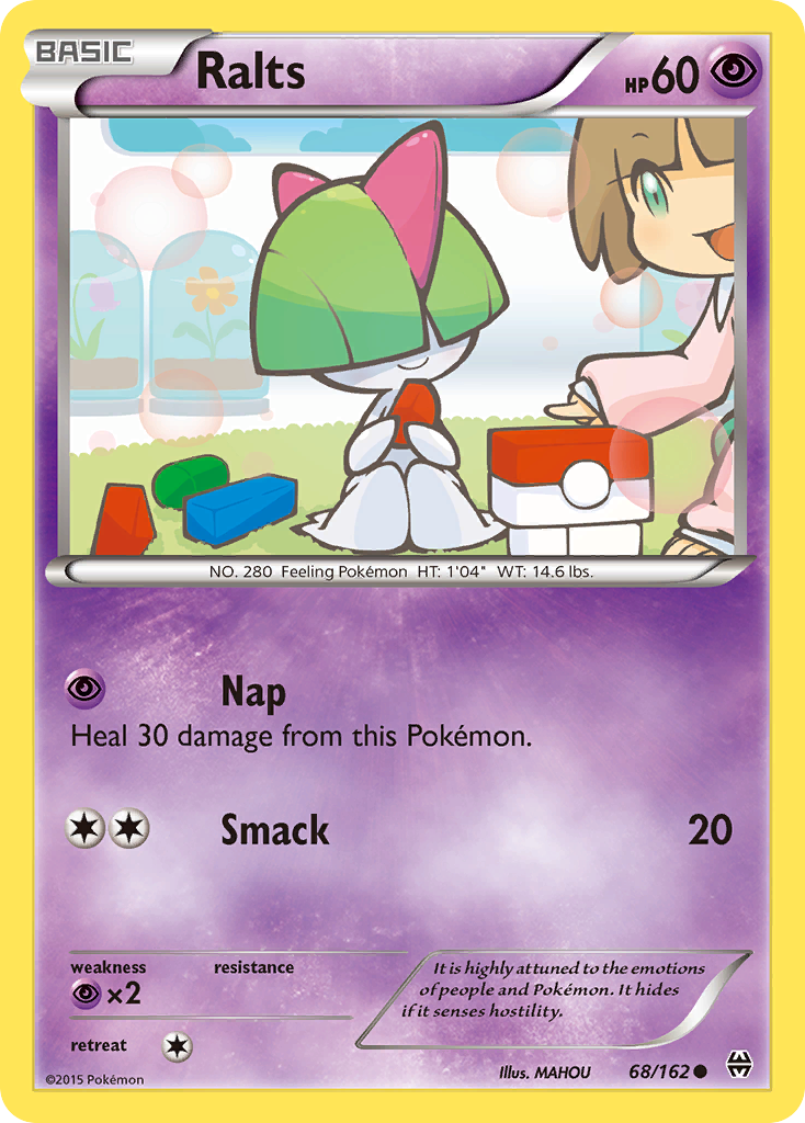 Ralts — illustrated card