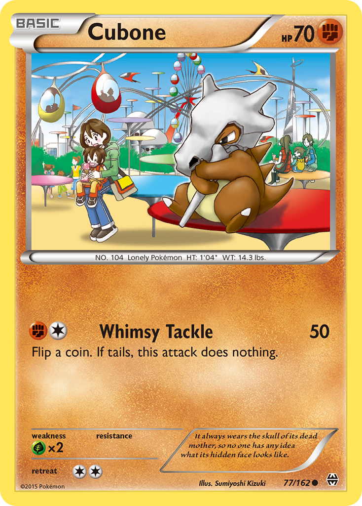 Cubone — illustrated card