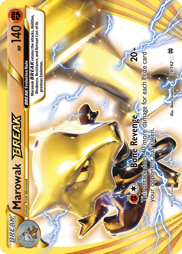 Marowak BREAK — illustrated card