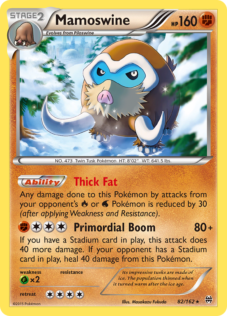 Mamoswine — illustrated card