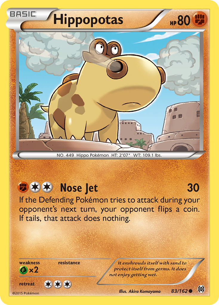 Hippopotas — illustrated card