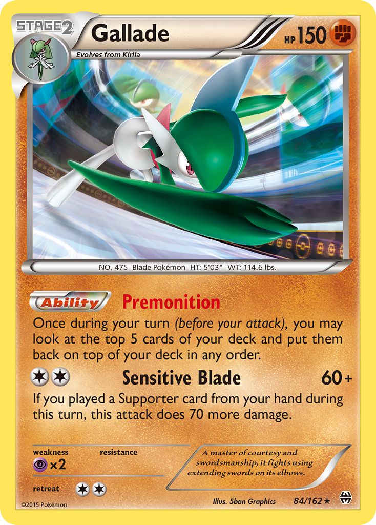 Gallade — illustrated card