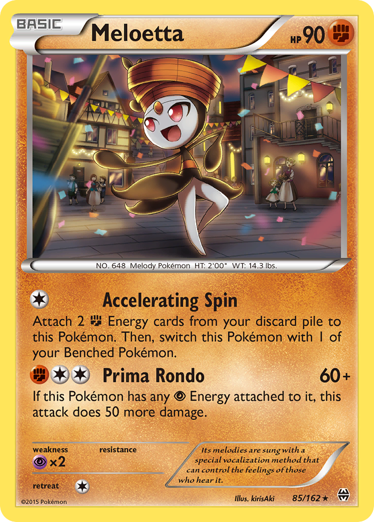 Meloetta — illustrated card