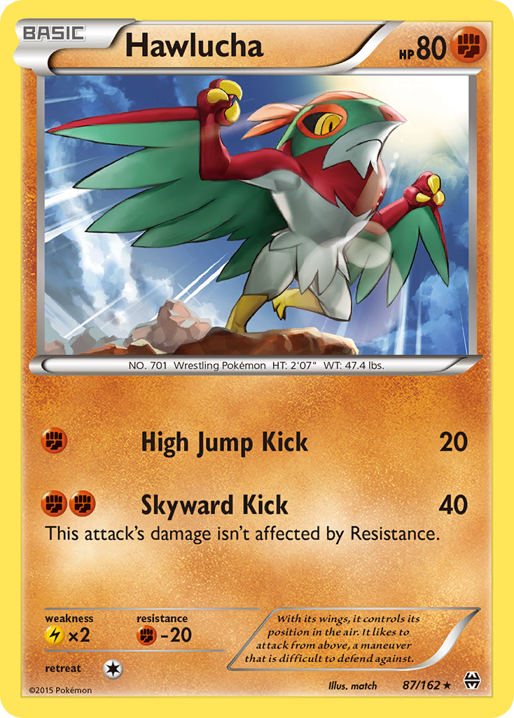 Hawlucha — illustrated card