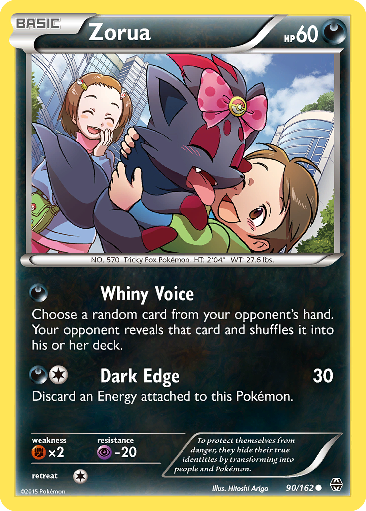 Zorua — illustrated card