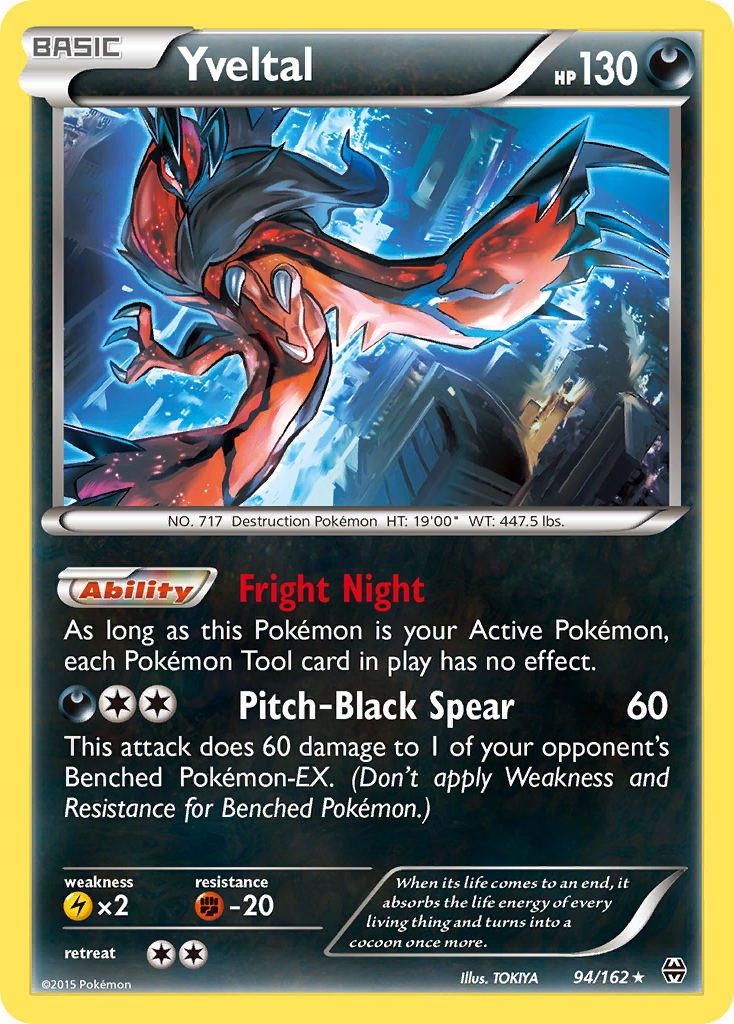 Yveltal — illustrated card