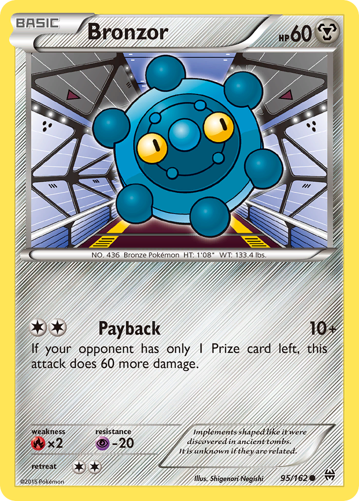 Bronzor — illustrated card