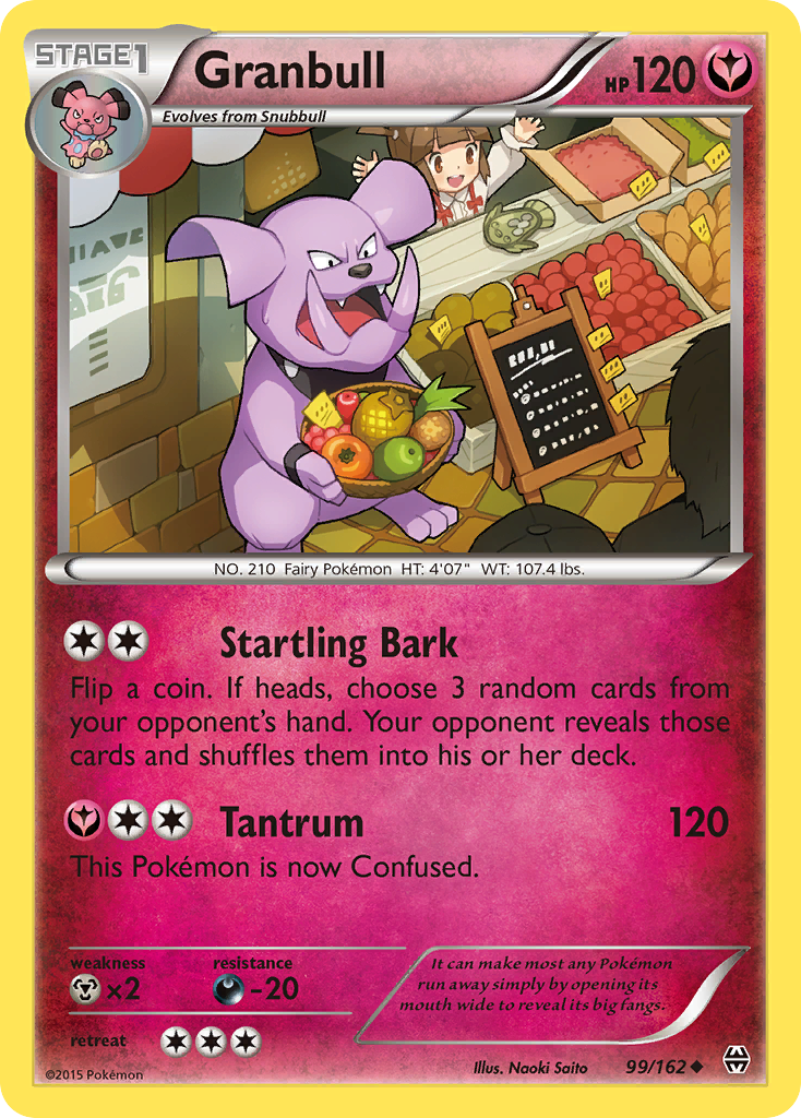 Granbull — illustrated card