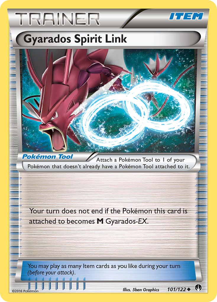 Gyarados Spirit Link — illustrated card