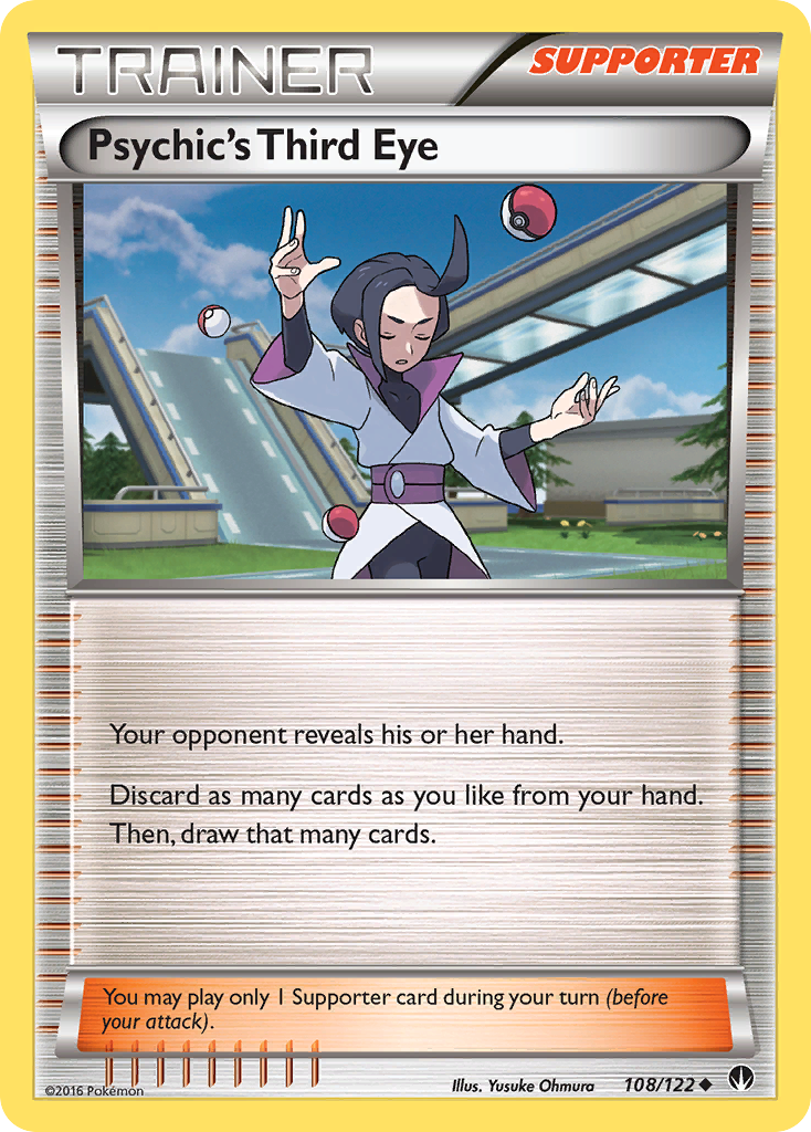 Psychic's Third Eye — illustrated card