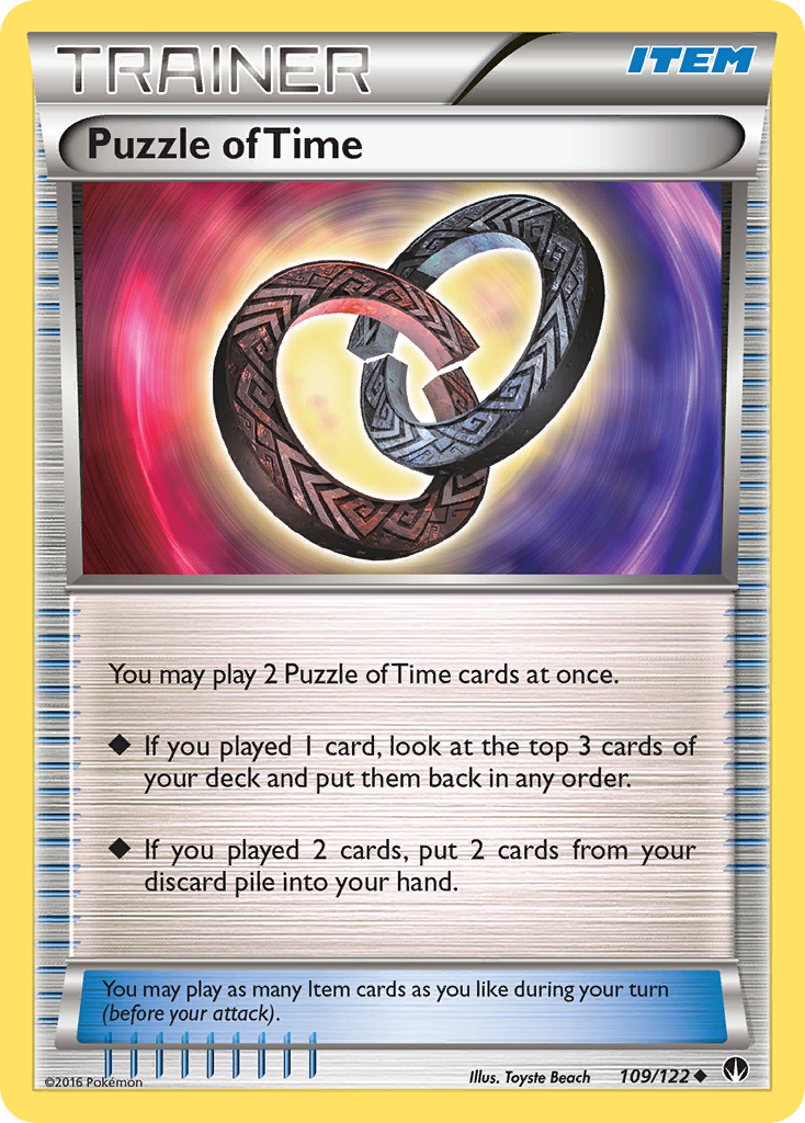 Puzzle of Time — illustrated card