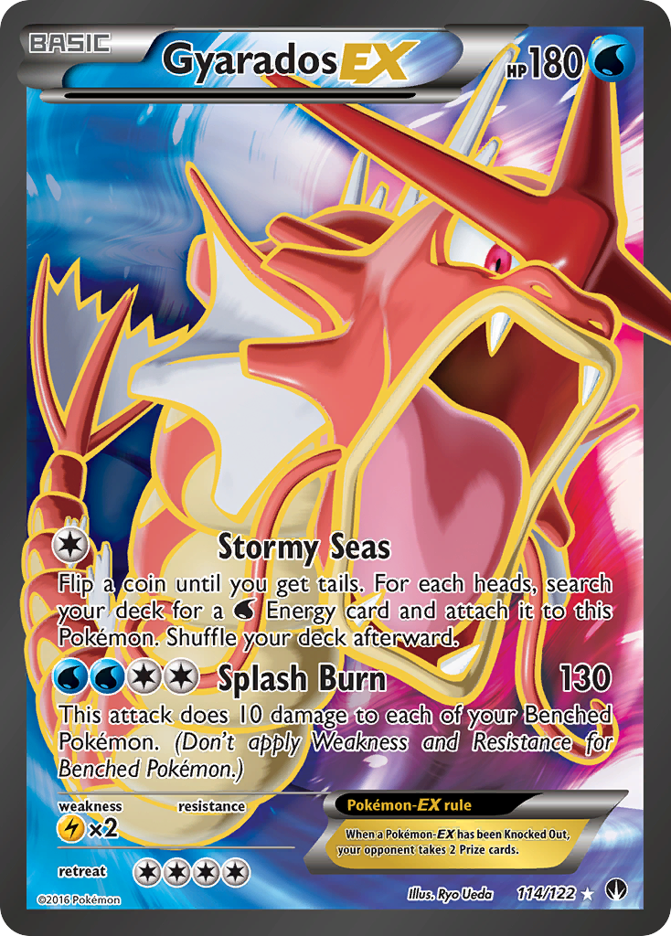 Gyarados-EX — illustrated card