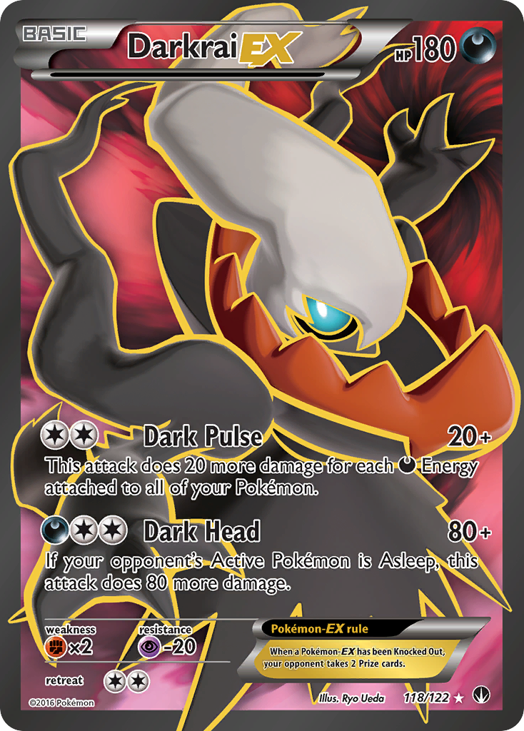 Darkrai-EX — illustrated card