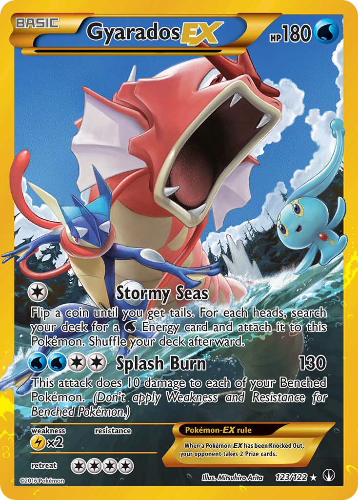 Gyarados-EX — illustrated card