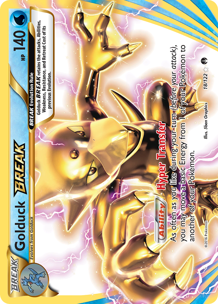 Golduck BREAK — illustrated card