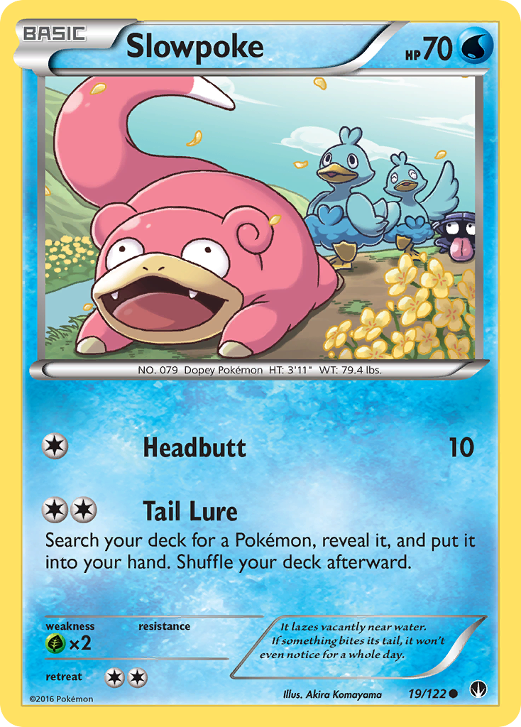 Slowpoke — illustrated card