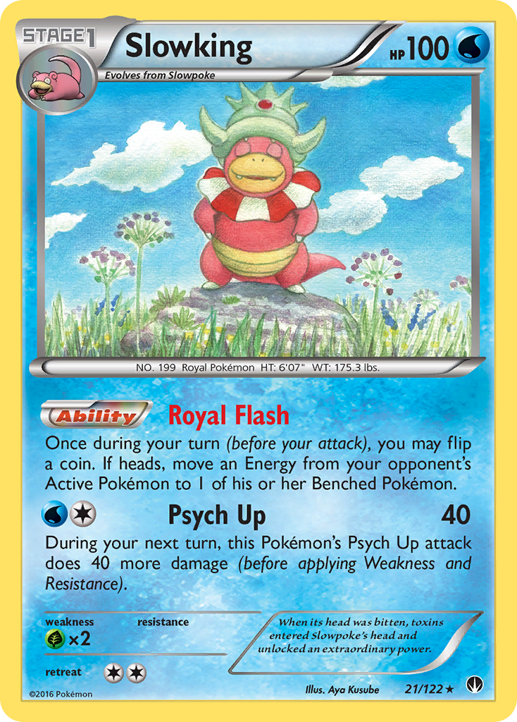 Slowking — illustrated card