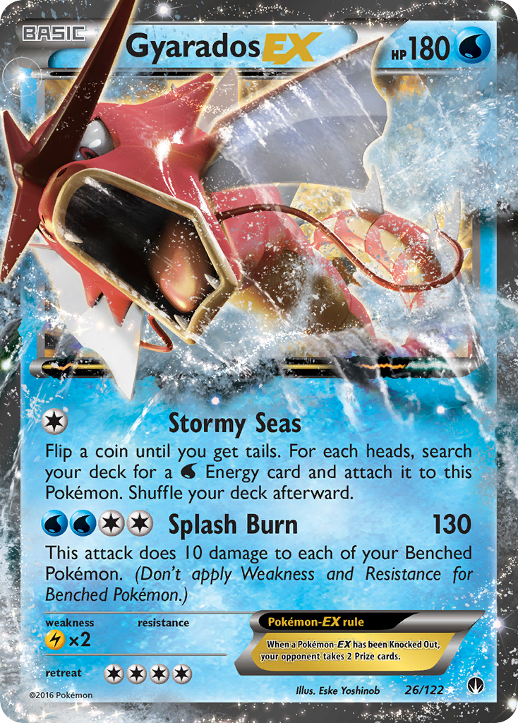 Gyarados-EX — illustrated card