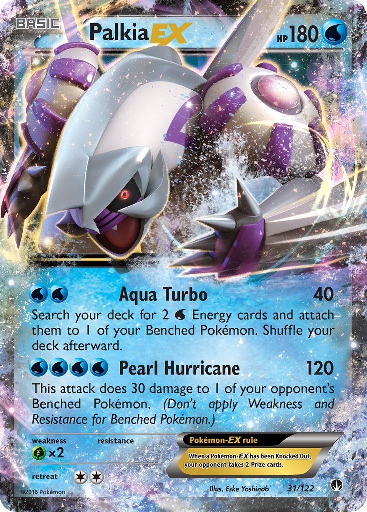 Palkia-EX — illustrated card