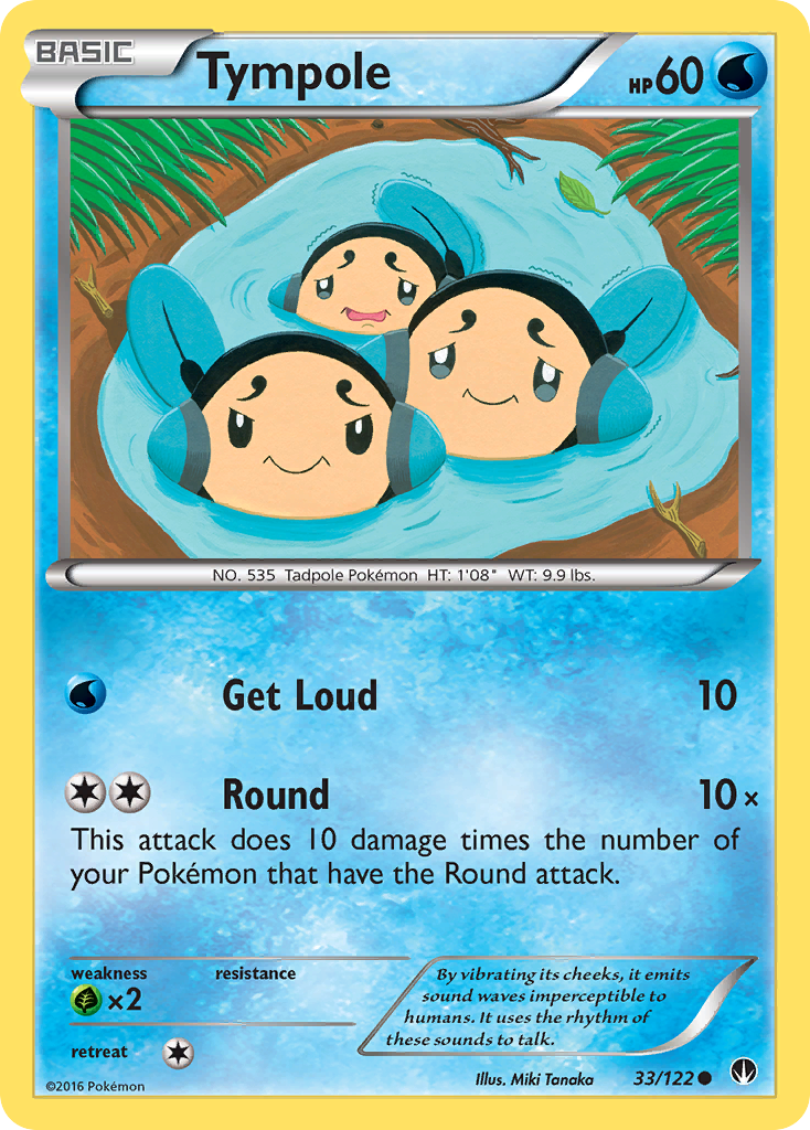 Tympole — illustrated card